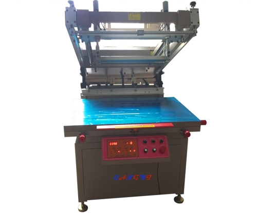 High precision slanted arm screen printing machine